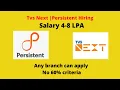 TVS Next Hiring Persistent Python Developer Hiring 2022 2021 2020 Any Branch Can Apply
