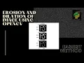 Image transformation using opencv erosion dilation Python