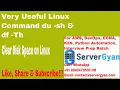 How to clear unwanted disk space Linux Server Disk Capacity shows 100 full