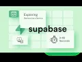 Supabase in 60 seconds