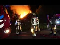 B en B afgebrand in Rheezerveen