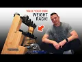 DIY Dumbbell Weight Rack with Free Plans - Super Sturdy