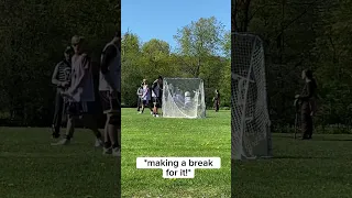 Kreider age 5 Mic d up tries lacrosse - 2nd session