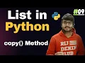 copy Method in Python List List in Python Tutorial 09 Code Marathi