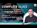Ternary Operator Conditional Operator Nested Ternary Operator C Prog Conditional Operator in C