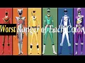 Worst Power Rangers Of Each Color