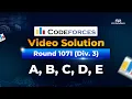 A B C D E - Codeforces Round 1071 Div 3 Solution in Bangla CPS Academy