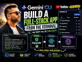 GEMINI CLI Build App from the terminal for FREE