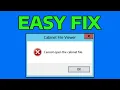How To Fix Cannot Open the Cabinet File cab in Cabinet File Viewer