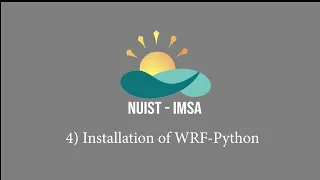 4 Installation of WRF-Python in WSL2