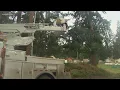Weather update PSE working to replace downed power lines