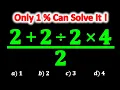 90 Get This Simple Math Question Wrong