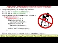 Advanced Java CompletableFuture Features Applying Factory Methods