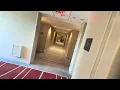 Riding the elevators at Doubletree hotel and suites in Southington Connecticut