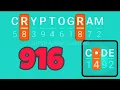 CRYPTOGRAM 916