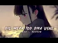 Lagu Dil Mera Tod Diya Usne (REVERB + SLOWED) Lofi Song || Reverb World ||