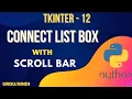 Connect ListBox to ScrollBar in tkinter Jawad Aslam