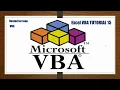 VBA Tutorial 15 Nested Loop Mastering Nested For loop in VBA Unlock the Power of loop in VBA