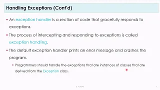 Lesson 3 Hnadling Exceptions 2022