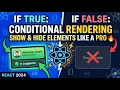 Conditional Rendering in React Show Hide Elements Like a Pro Step-by-Step Guide