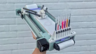 Building a Delta Pen Plotter with an Auto Tool Changer
