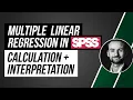Multiple linear regression in SPSS - calculation and interpretation
