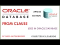 How to Use FROM Clause Use in Oracle Database XE Computer e Learning