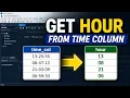 How to Get Hour from Time Column in SQL Extract Hour from Datetime Timestamp SQL HOUR Function