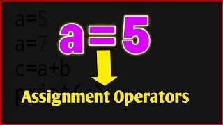 Assignment Operator In Python In Hindi