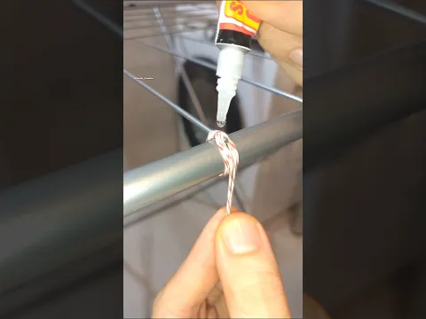 A Genius Method to Quickly and Easily Fix a Clothes Dryer using Thread and Glue #diy #tips #tricks
