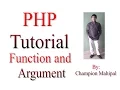 Learn PHP Tutorial 13 Function and Arguments