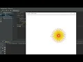 make colourful shape with python turtle tutorial for beginners make firecracker design with python