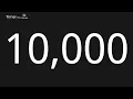 10000 Second Countup Timer