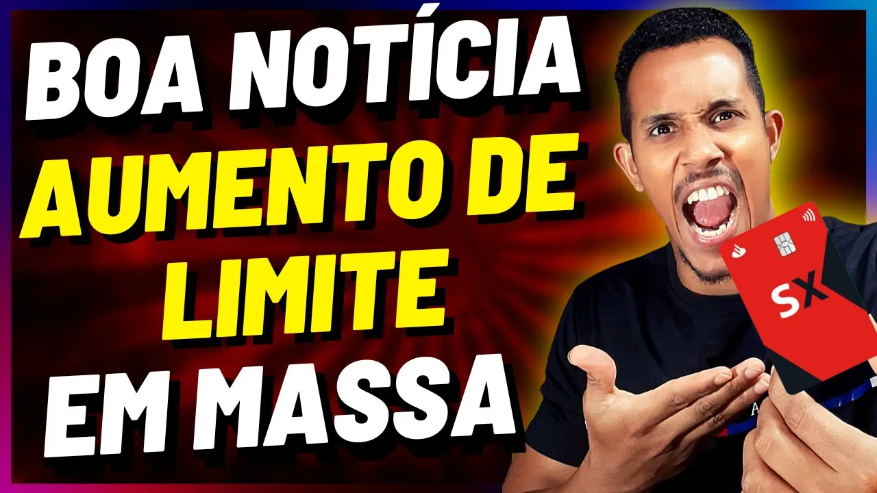 ????[ URGENTE! ] Santander dando AUMENTO EM MASSA DE LIMITE DE CRÉDITO Confira Como Funciona