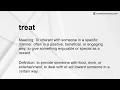 treat Meaning