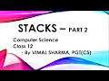 Stacks in Python - Part 2