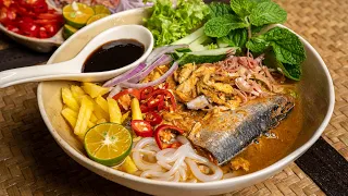 Resepi Laksa Penang (Asam Laksa) | Kuah Pekat, Rahsia Stok Ikan