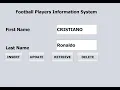 CRUD Java Create Insert Read Update and Delete Java Application Using MYSQL Database XAMPP P1
