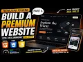 Build a complete fantastic and modern landing page with html css and js in telugu Final part