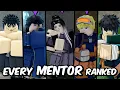 EVERY Mentor RANKED From WORST To BEST Shindo Life Mentor Tier List