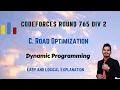 Codeforces Round 765 DIV 2 Road Optimization Dynamic Programming