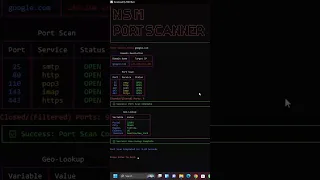 Python Port Scanner in 60 Seconds