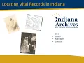 Locating Vital Records in Indiana