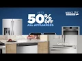 Up To 50 Off All Appliances