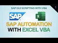 Automate SAP Data Extraction with Excel VBA SAP GUI Scripting - Minimal Coding Required