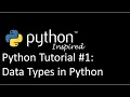 Python Tutorial Data Types Int Float List Bool Tuple and Dictionary