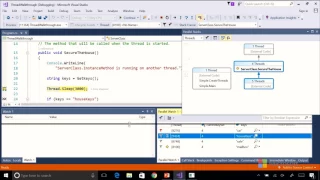 11 Debugging Multi Threaded Apps in Visual Studio 2017