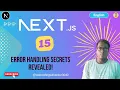 Next js 15 Error Handling Secrets REVEALED