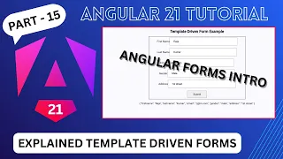 Angular form introduction Template driven form in angular 21