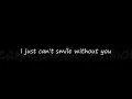 can't smile without you - Barry Manilow lyrics